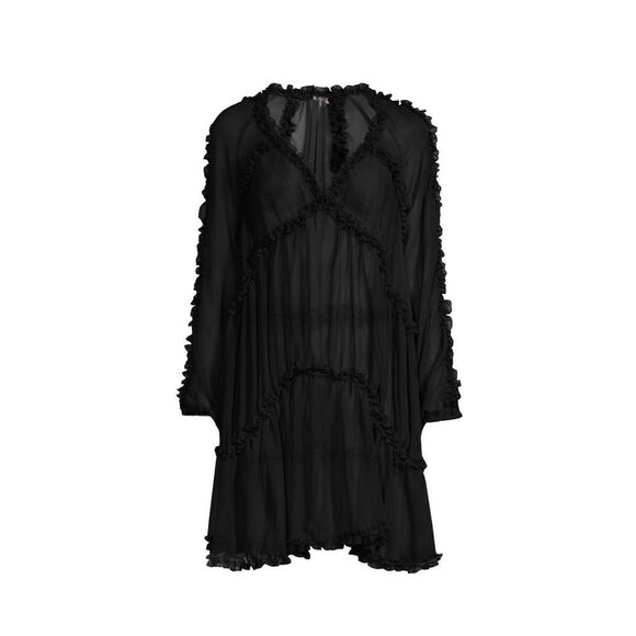 Aurum Chiffon Minidress size 2 - Picture 2 of 11